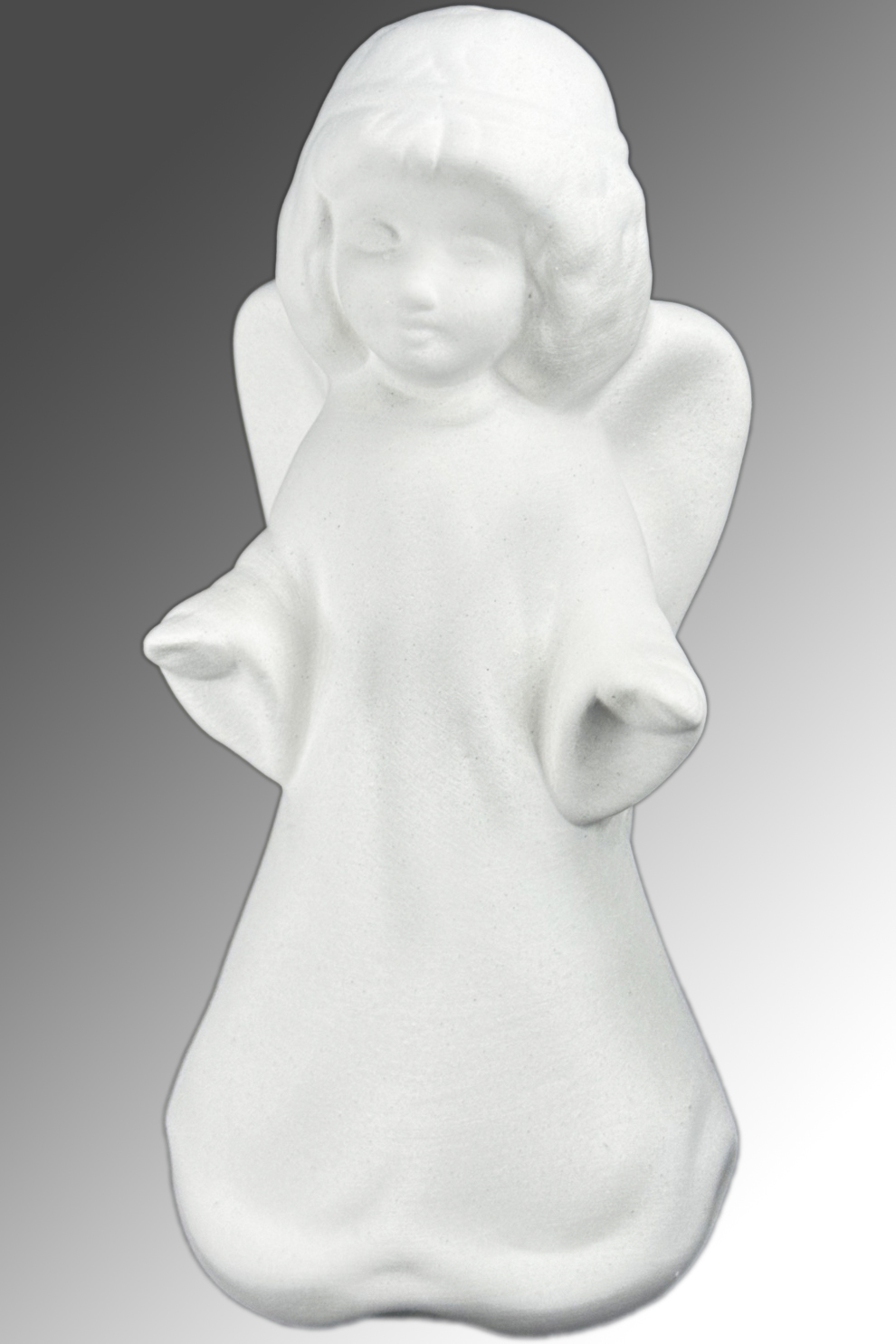 Фарфоровая елочная игрушка Ангел большой 12,5 см  ЗВФ-АБ